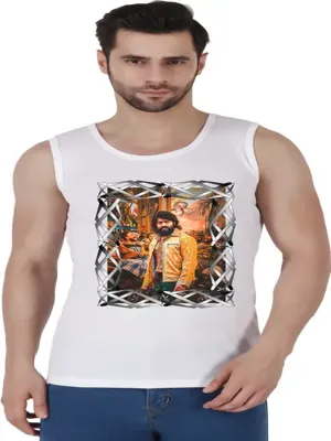 rocking star yash printed vest omoxo fashion for men